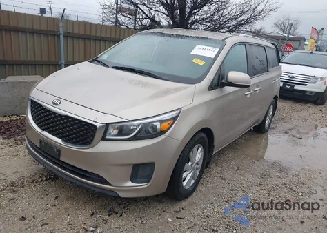 2015 Kia Sedona Lx из США, поврежденный, VIN KNDMB5C1XF6041982